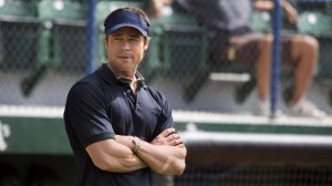 Here is Brad Pitt as Billy Beane, but posing like a college football coach. - TL