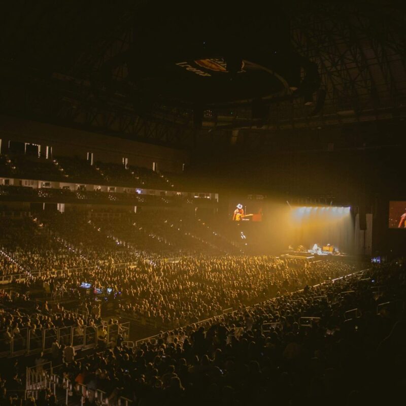 November 15, 2024. Charley Crockett and Leon Bridges at Dickie's Arena, Ft Worth, TX