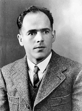 This is a black-and-white image of a Franz Jägerstätter in a coat, vest, and tie.